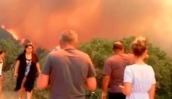 Туристов в Абрау-Дюрсо эвакуируют из-за лесного пожара Туристов в Абрау-Дюрсо эвакуируют из-за лесного пожара