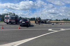 Трое россиян пострадали в серьезной аварии в Белоруссии